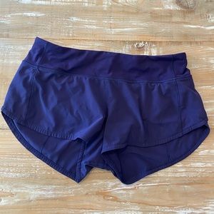 Lululemon Speed Up Shorts Dark Purple
